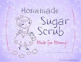 Made for Mommy Sugar Scrub Label