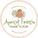 Apricot Freesia Sugar Scrub Label