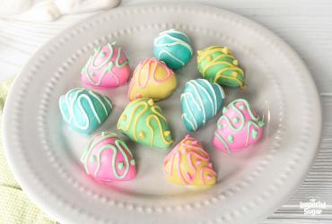 Chocolate Covered Strawberry Easter Eggs