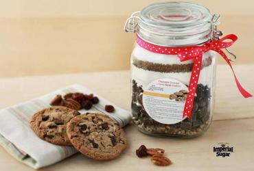 Chocolate Covered Cherry Pecan Cookie Gift Mix