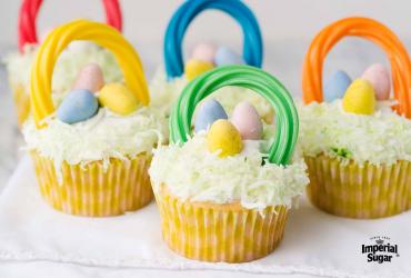 Easter Basket Cupcakes imperial