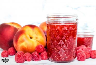 Easy Raspberry Peach Jam