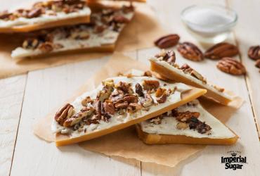 English White Chocolate Pecan Toffee imperial