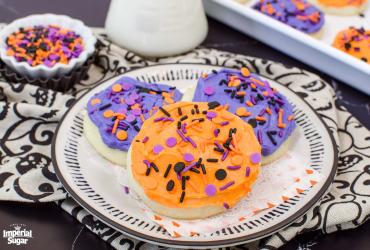 Frosted Halloween Sugar Cookies Imperial