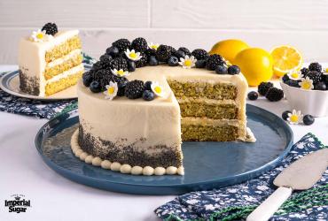 Lemon Poppy Seed Layer Cake Imperial 
