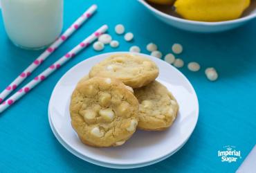 Lemon Pudding Cookies with White Chocolate Chips imperial