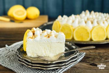 Lemon Semifreddo Cake 
