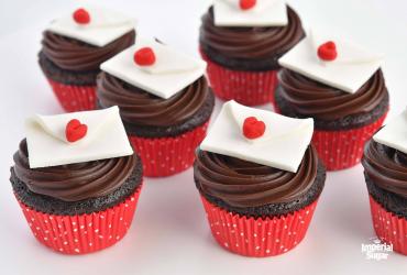 Love Letter Raspberry Chocolate Cupcakes 