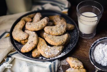 Pecan Crescent Cookies imperial