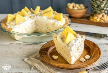 Pineapple and Macadamia Cream Cheese Pie
