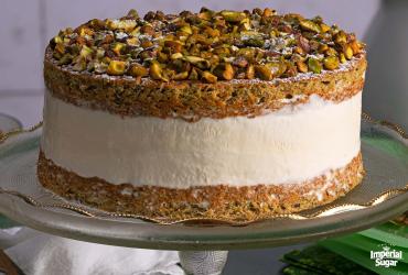 Pistachio Cake with Mascarpone Cream Imperial