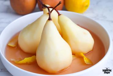 Poached Pears Imperial