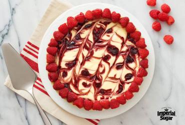 Raspberry Swirl Cheesecake imperial