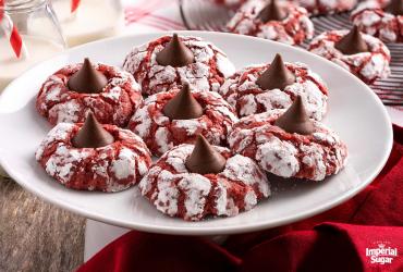 Red Velvet Hershey’s Kiss Cookies Imperial