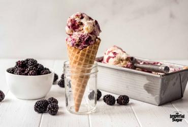 Southern Blackberry Cobbler Ice Cream Imperial 