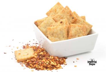 Spicy Parmesan Crackers