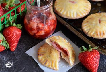 Strawberries & Cream Hand Pies