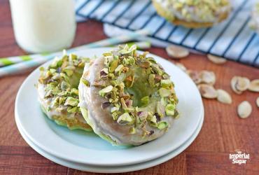 Baked Pistachio Doughnuts imperial