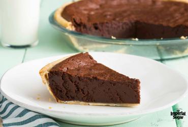 Dark Chocolate Buttermilk Pie
