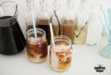 Iced Coffee & Syrup Bar