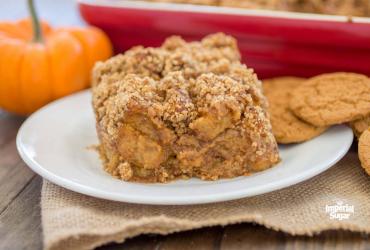 Pumpkin Gingersnap Bread Pudding imperial