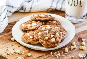 White Chocolate Toffee Snickerdoodles Imperial 