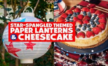 star-spangled fourth of July cake and craft