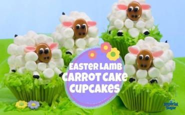 Easter Lamb Carrot Cake Cupcakes - Blog - Imperial Sugar 