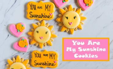 Mother's Day Sunshine Decorated Cookies